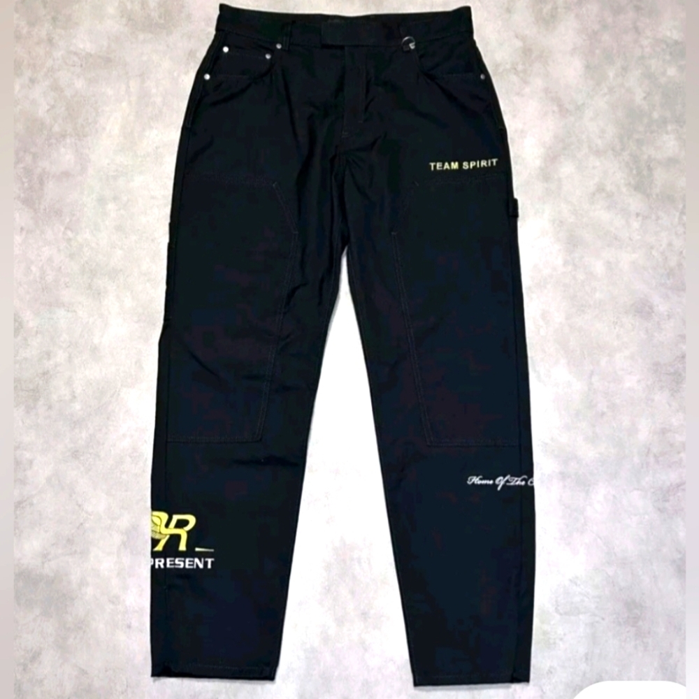 REPRESENT Clo. Mens Team Spirit Pants Black Size M